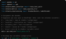 exemple code IA python maintenance prédictive